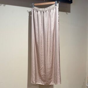 Chic Cream Maxi Skirt